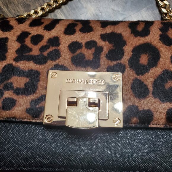 MICHAEL KORS SMALL CROSSBODY ANIMAL PRINT - Picture 3 of 5